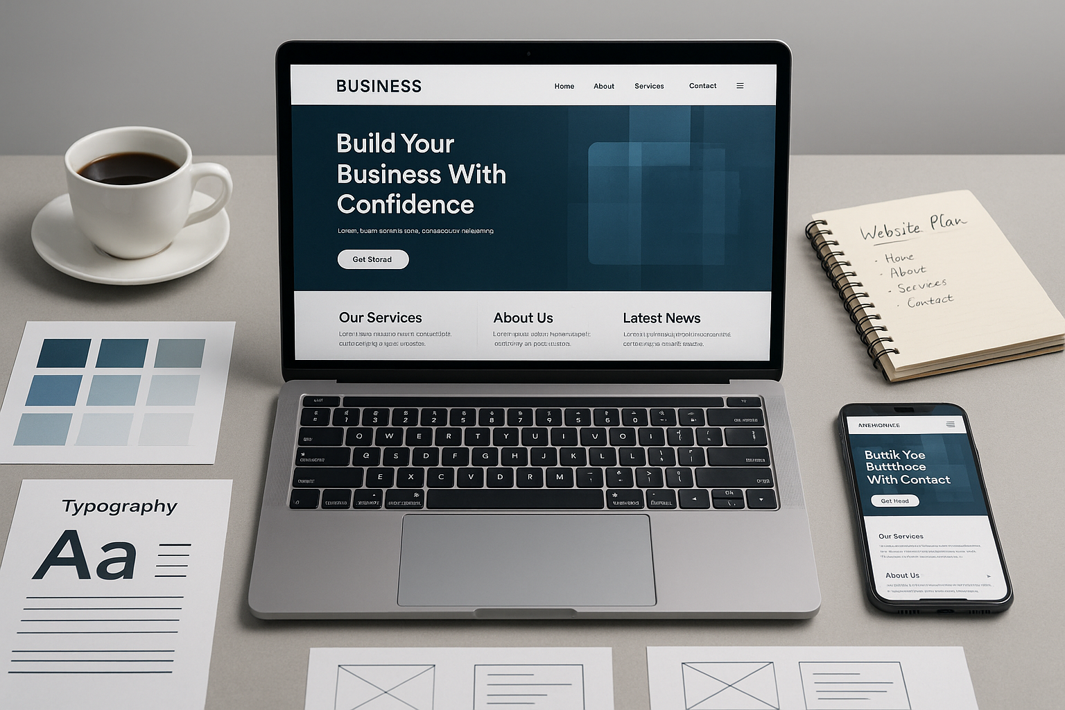 Professional website set up