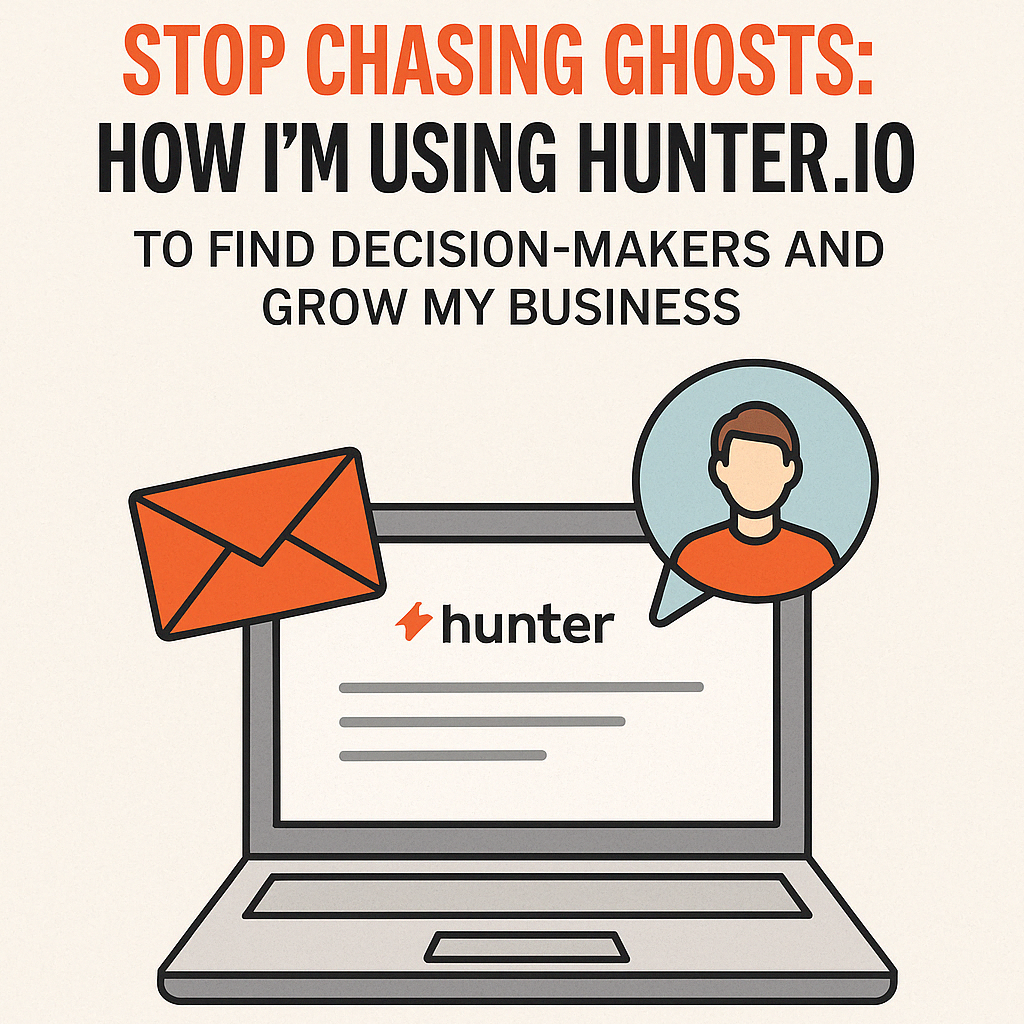 Stop Chasing Ghosts: How I’m Using Hunter.io to Find Real People Who Actually Read Their Email