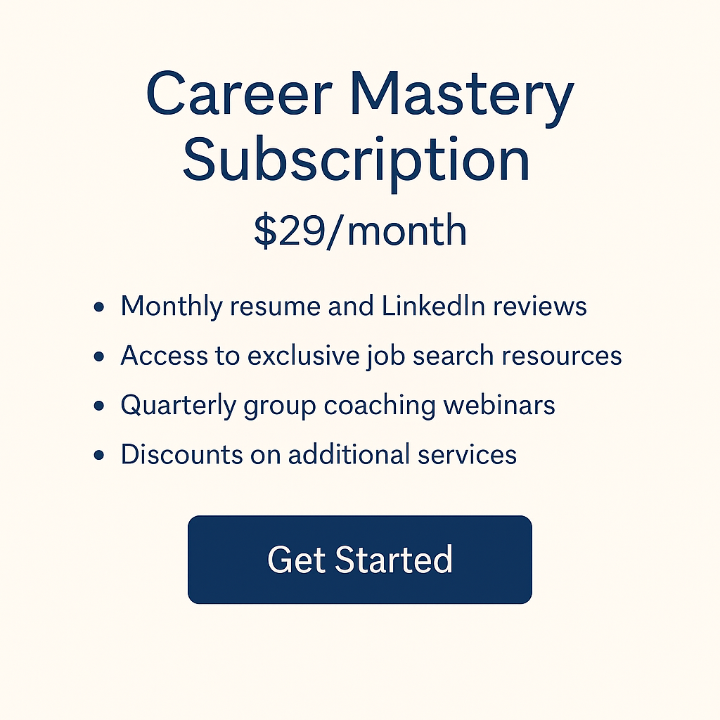 Career Mastery Subscription
